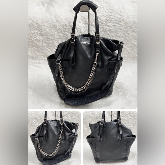 Jimmy Choo Black Leather shoulder Bag.
100% AUTHENTIC - Picture 2 of 10